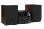 Sharp XL-B512BR Bluetooth mikrohifi rendszer barna fa hangszórókkal, 45w, USB/Bluetooth Mini Hifi