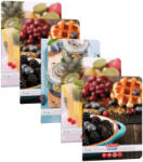 Herlitz Set 5 caiete A4 Herlitz, 60 file, 70 g/mp, matematica, Motiv Healthy snack (9497590-5)