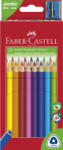 Faber-Castell Creioane colorate jumbo FABER-CASTELL FC116520, 20 culori + ascutitoare (FC116520)