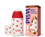 WILD Roll on Heart Case Amber & Oud Deodorant, 50ml, unisex