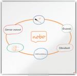 Nobo Tabla NOBO Premium Plus, otel lacuit, 120x120 cm, magnetica, include marker si tavita, alb (NB-1915157)