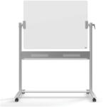 Nobo Tabla mobila NOBO Brilliant, sticla, 120x90 cm, magnetica, include marker, tavita si magneti, alb (NB-1903943)