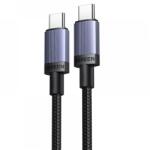 UGREEN Кабел за бързо зареждане за устройства с USB-C порт - Ugreen USB-C to USB-C Cable 240W (50 см) (черен) (L532 (65906))