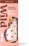 Wild Body Wash Heart Case Amber & Oud Душ гел, 300 ml, унисекс