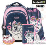 budmil cicás iskolatáska, hátizsák SZETT - Donuts (5996408921809SZ)