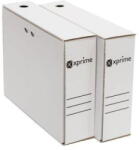 Xprime Set 10 buc Cutii arhivare carton 330 x 255 x 80mm alb (D10202S10) - vexio