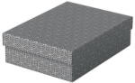 Esselte Set 3 buc Cutii arhivare carton 360 x 260 x 100 mm gri Esselte Home Recycled (ESS628285) - vexio