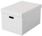 Esselte Set 3 buc Cutii arhivare carton 510 x 350 x 300 mm alb Esselte Home Recycled (ESS628286) - vexio