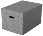 Esselte Set 3 buc Cutii arhivare carton 510 x 350 x 300 mm gri Esselte Home Recycled (ESS628287) - vexio