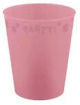  Rózsaszín Pastel Pink micro prémium műanyag pohár 250 ml - pepita - 242 Ft