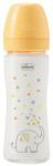 Chicco Sticlă pentru sugari din sticlă Perfect Easy 240 ml slow silicon neutral 0m+ (AGS20252.30)
