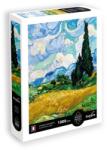 Sentosphère SENTOSPHERE Puzzle Câmp de grâu cu chiparoși - Vincent van Gogh 1000 piese (SNT7014) Puzzle