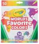 Crayola Crayola: Комплект цветни моливи „Любимите цветове на света - 50 бр (68-7514)