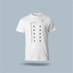 TOP Munkavédelmi Póló TOP_PK-H_SEF-WH-2XL TOP Kereknyakú, Séfkabát mintával, Fehér 100% pamut 2XL-es (TOP_PK-H_SEF-WH-2XL)