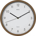 MAUL Kvarc Falióra 30 cm x 30 cm x 30 cm x 5 cm x 50 mm Fa (sötét) Zajtalan óraszerkezet (9051476) (9051476)