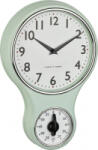TFA Kvarc, Mechanikus Falióra 19.6 cm x 5.8 cm x 30 cm Menta, Zöld (60.3073. 20) (60.3073.20)