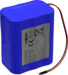 Ansmann 3S2P Akkupack 6x 18650 Kabel Li-Ion 10.8V 5200mAh Akkucsomag Cellaszám: 6 Lítiumion 10.8 V 5200 mAh (2447-3050-60) (2447-3050-60)