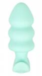 Cuties Vibrating Mini Plug Green - Compact Silicone Intimate System USB