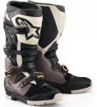 Alpinestars Tech 7 Enduro Drystar motoros csizma fekete-sötétszürke-arany