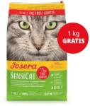 Josera Sensicat - száraz macskaeledel - 10 kg + 1 kg
