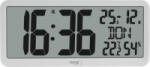 TFA Rádiójel vezérlésű Falióra 356 mm x 27 mm x 161 mm Fehér Nagy kijelző (60.4525. 02) (60.4525.02)