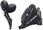 Shimano 105 BR-R7070 és ST-R7020 országúti fék-váltókar és hidraulikus tárcsafék szett, 100 cm, csak bal (első), 2s, fekete