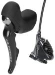 Shimano Ultegra BR-R8070 és ST-R8020 országúti fék-váltókar és hidraulikus tárcsafék szett, csak bal (első), 2s, 100 cm, fekete