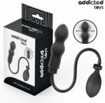Addicted Toys Butt plug gonflabil Addicted Toys Model 1, dimensiune ajustabilă, silicon moale, pentru stimulare P-spot (D-244835)