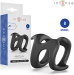 Intense Inel pentru penis Intense Nikolaj Model 8, design în formă de U, brațe texturate, flexibil și confortabil (D-245147) Inel pentru penis