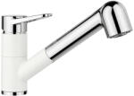 BLANCO WEGA-S II mosogató csaptelep, kihúzható zuhanyfejjel, HD, fehér / króm 526421 (526421)