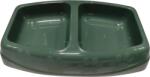 4dog Deluxe Castron dublu din plastic 4Dog Deluxe Verde 2 x 0, 25L