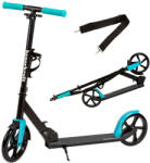 Bauerkraft Klasszikus roller, Bauerkraft G-121, összecsukható, 20 cm PU kerekek, ABEC-7 csapágy, lábfék, állítható magasság: 91-101 cm, palacktartó, maximum 80 kg (TF4763)