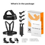 K&F Concept Kit K&F Concept (K&F Sports camera wearable accessories set, including headband*1, chest strap*1, )