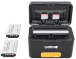 ZGCINE Husa Incarcare Baterii Sony BX1 ZGCINE PS-BX1 Kit 2 (2 sloturi + 2 baterii)