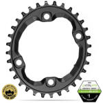 absoluteBLACK Lánckerék MTB OVAL XT M8000 asszimetrikus N/W fekete 34T HG+ 12 sebességes