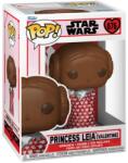Funko Pop Star Wars Valentines Day 2024 Princess Leia Valentine Chocolate 676 Bobble Head Figurina
