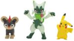 Jazwares Pokemon Battle 3 Pk Litleo, Pikachu, Floragato (pkw4087) Figurina