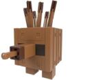 Mattel Minecraft Legends Wood Golem 8cm Figurina