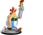 Plastoy Obelix Stack Of Helmets And Dogmatix 21cm Figurina