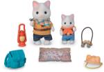 EPOCH Sylvanian Families Exciting Discovery Set Latte Cat Brother & Baby 5763 Figurina