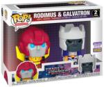 Funko Pop 2 Pack Transformers Rodimus Galvatron (convention Limited Edition) 11cm Figurina
