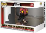 Funko Pop Rides Deluxe Star Wars Ep1 The Phantom Menace Anniversary Darth Maul On Bloodfin Speeder 705 11cm Figurina