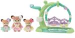 EPOCH Sylvanian Families Deer Babies Floral Swing Set 5801 Figurina