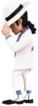 MINIX Collectible Figurines Music Michael Jackson Smooth Criminal 12 Cm Figurina