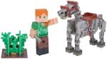 Mattel Figurine Minecraft Alex With Skeleton Horse (16601) Figurina