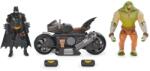 DC Comics Batman Batcycle & Killer Croc 10cm Figurina