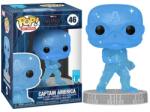 Funko Pop! Art Series Marvel The Infinity Saga Captain America With Plastic Case Figurina