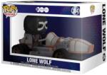 Funko Pop Rides Super Deluxe Mad Max The Road Warrior Lone Wolf 304 15cm Figurina