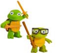 Playmates Toys Turtles Mutant Mayhem Turtle Tots Leo & Donnie Figurina