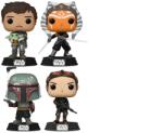 Funko 4 Pop Star Wars The Mandalorian With Grogu Ashoka Boba Fett Fennec Shand Figurina